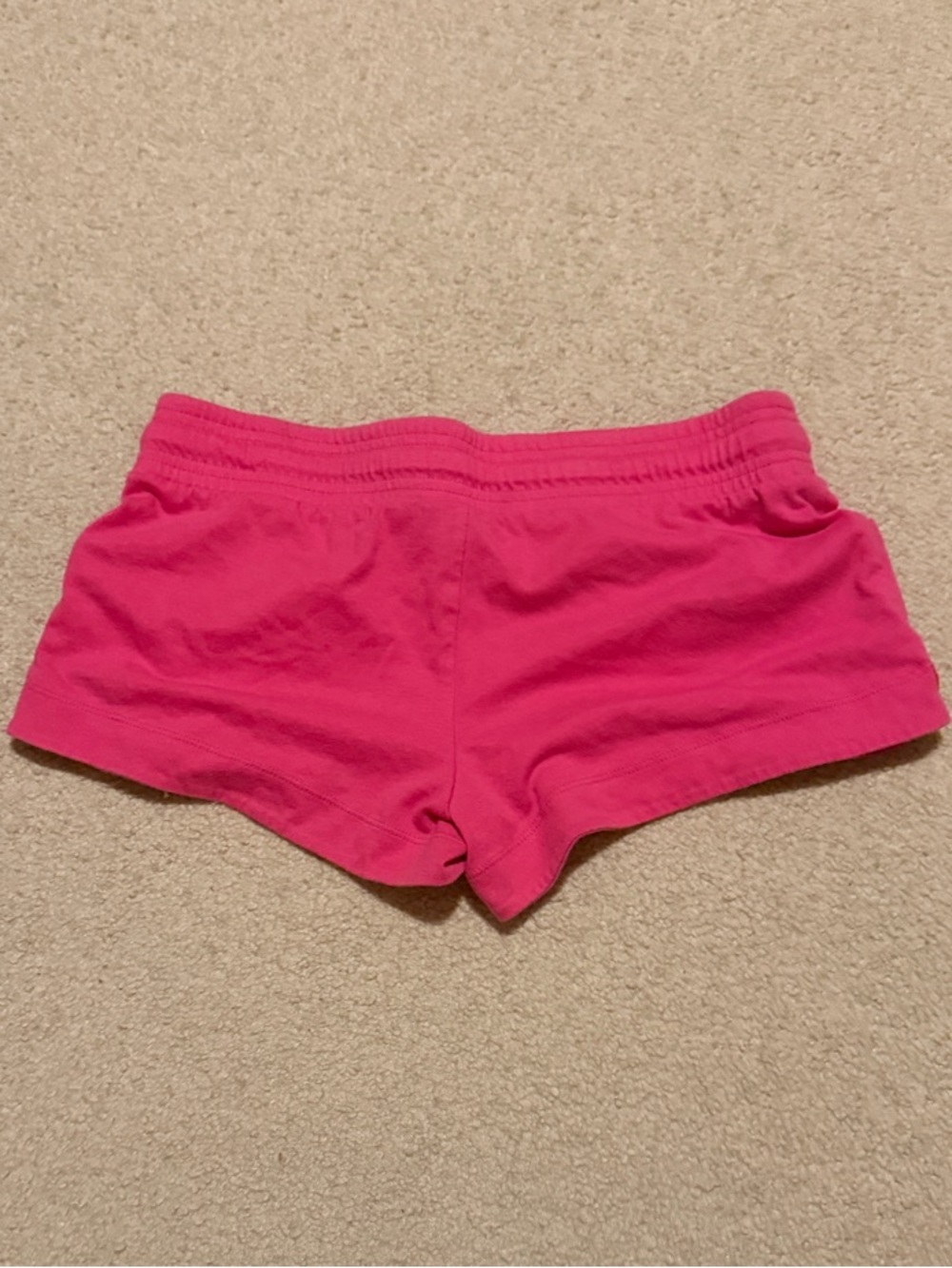 Hurley Hot Pink Drawstring Athletic Lounge Shorts - Picture 2 of 3